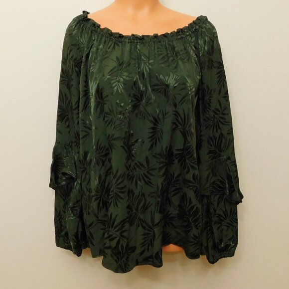 MICHAEL Michael Kors Tops - A140 Michael Kors Off-The-Shoulder Peasant Top - L